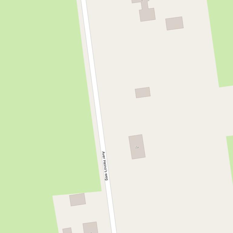 Kaart van de Aver Heino’sweg.