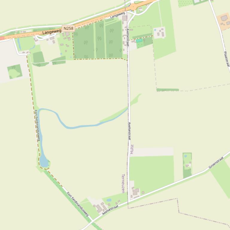 Kaart van de Axelsestraat.