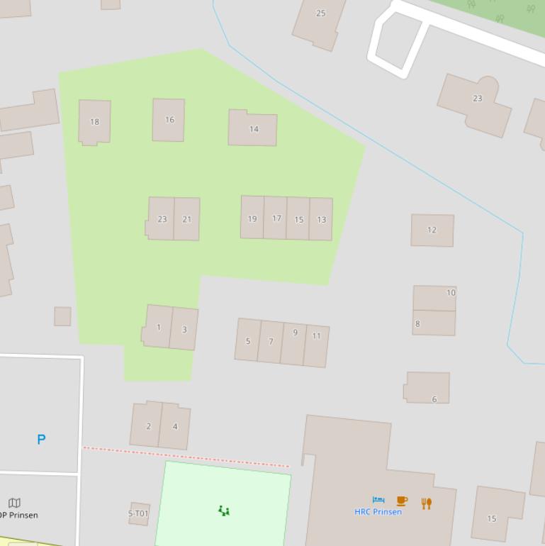 Kaart van de Bakkersweide.