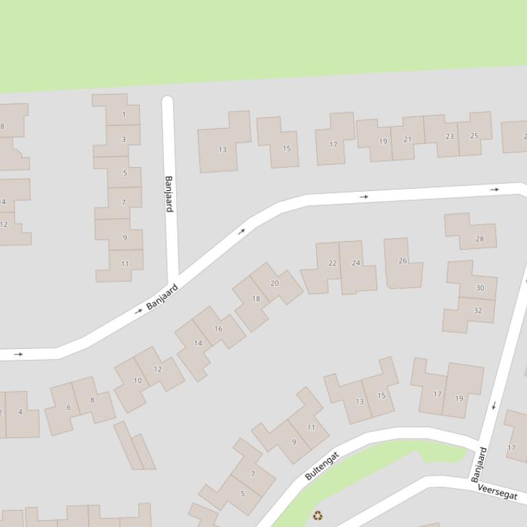 Kaart van  Banjaard.