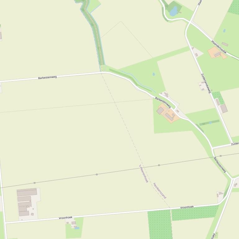 Kaart van de Barbesteinweg.