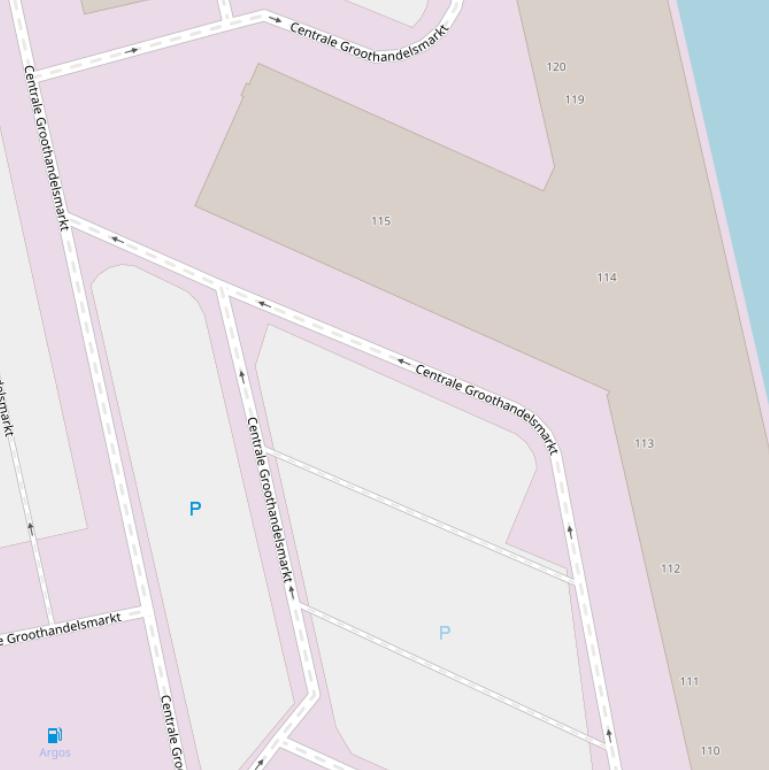 Kaart van de Basilicumstraat.