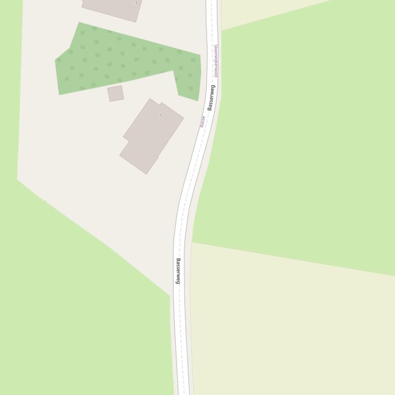 Kaart van de Basserweg.