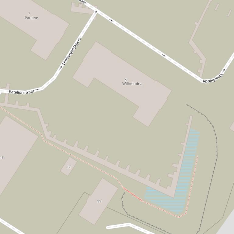 Kaart van  Bastion Sint-Michiel.