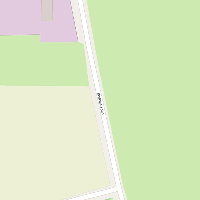 Kaart van het Bedelaarspad.