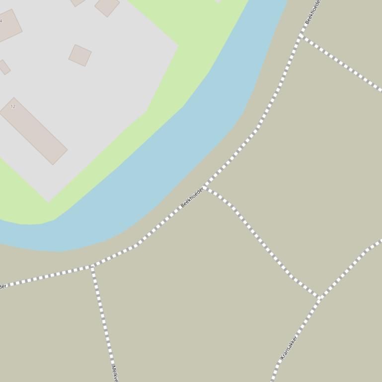 Kaart van  Beekhoeder.