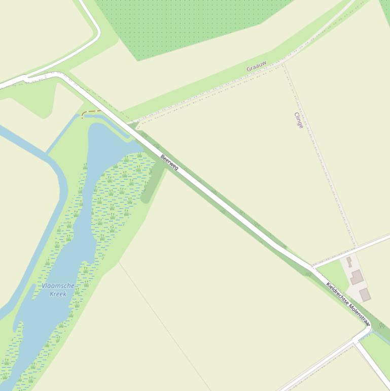 Kaart van de Beerweg.