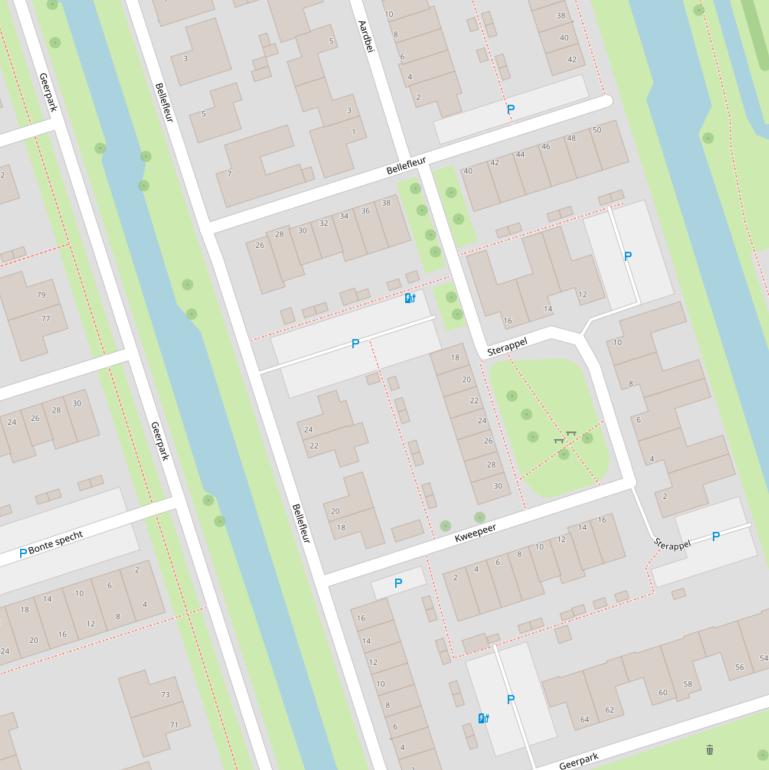 Kaart van  Bellefleur.