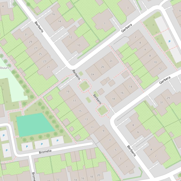 Kaart van  Berberis.