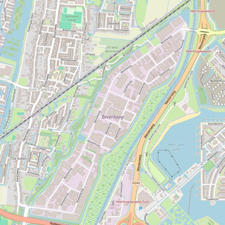 Kaart van  Berenkoog.