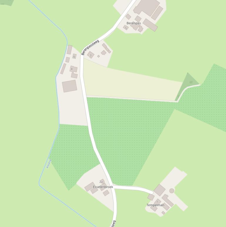 Kaart van de Berenpassteeg.