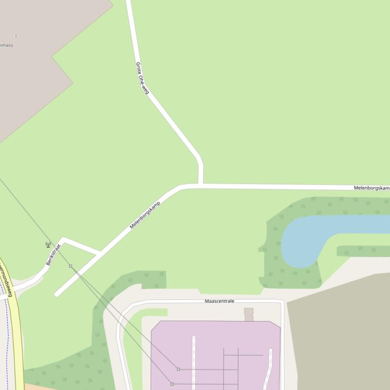 Kaart van de Berikstraat.