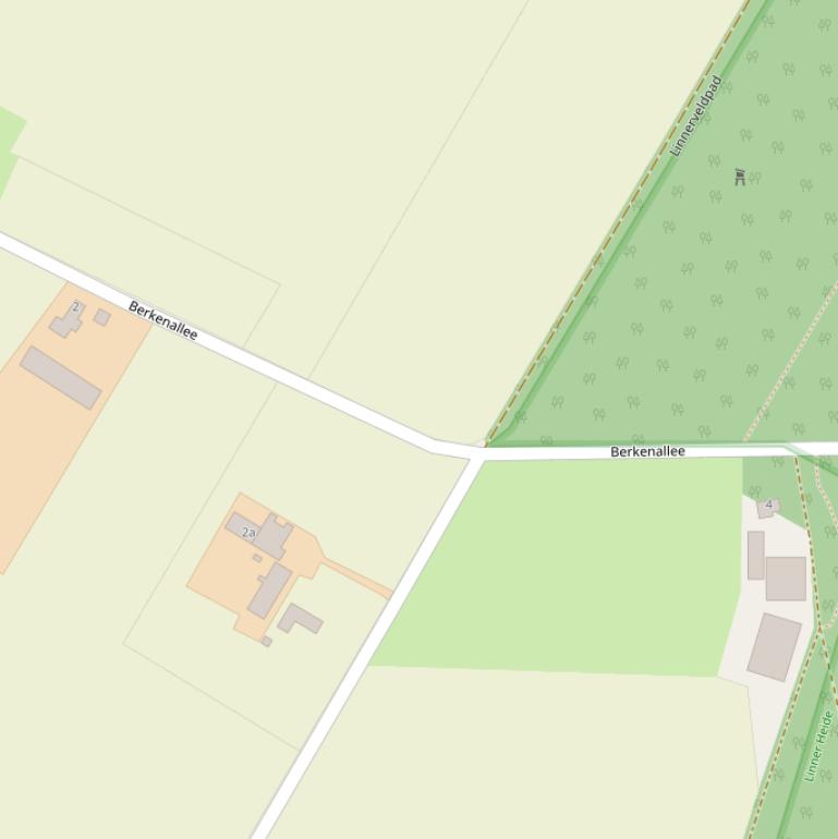 Kaart van  Berkenallee.