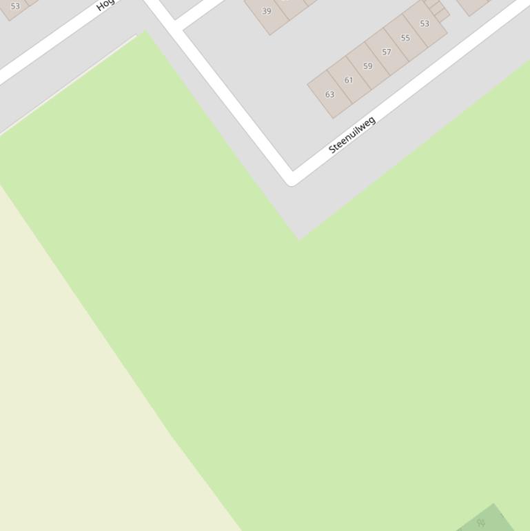 Kaart van de Berkenhof.