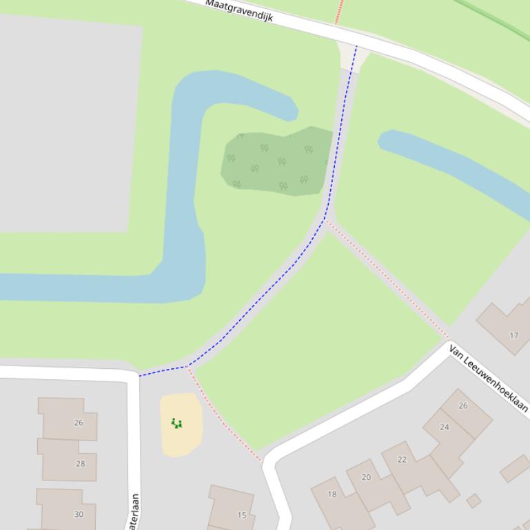 Kaart van de Berkumerdijk.