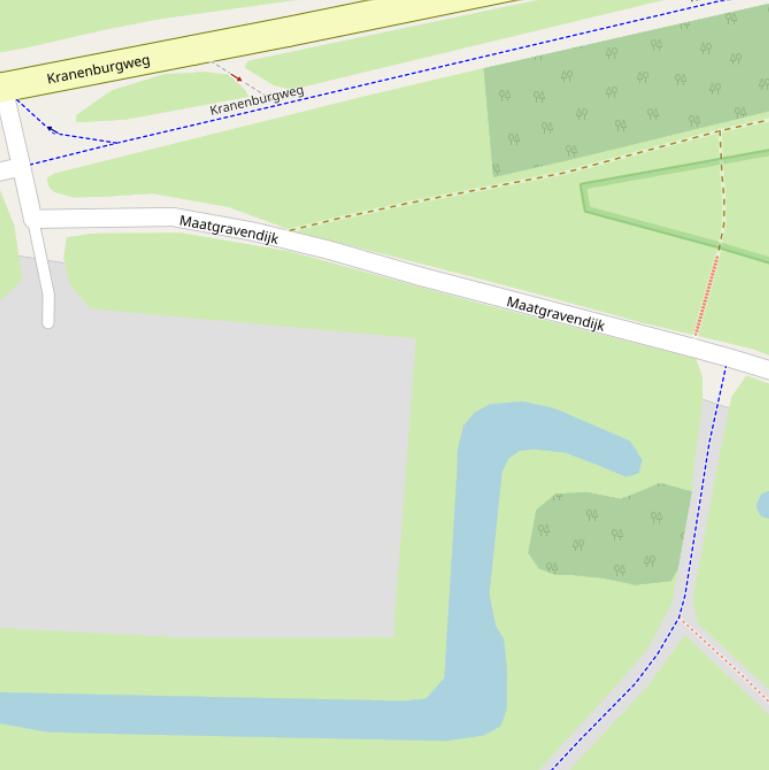 Kaart van het Berkumerpad.