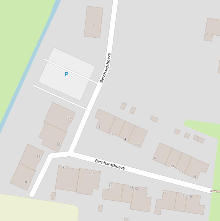 Kaart van  Bernhardshoeve.