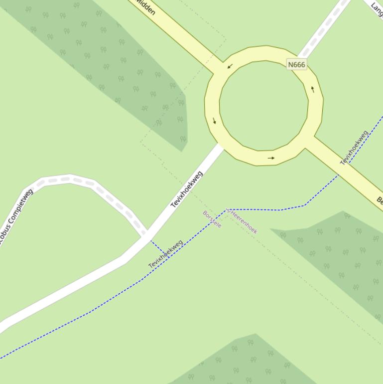 Kaart van  Bernhardweg West.