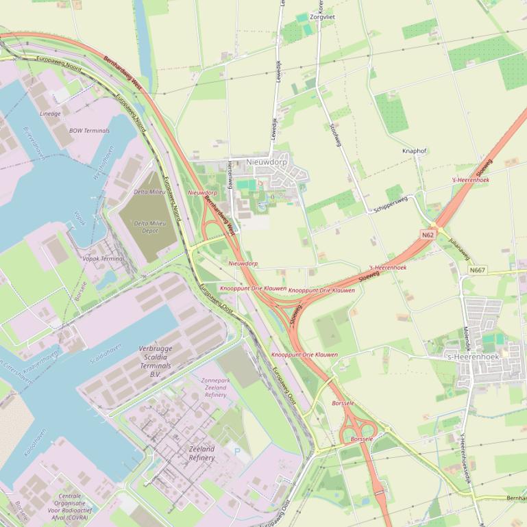 Kaart van  Bernhardweg West.