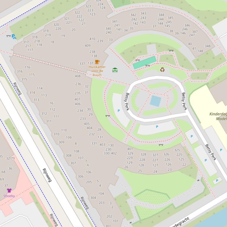 Kaart van  Betsy Perk.