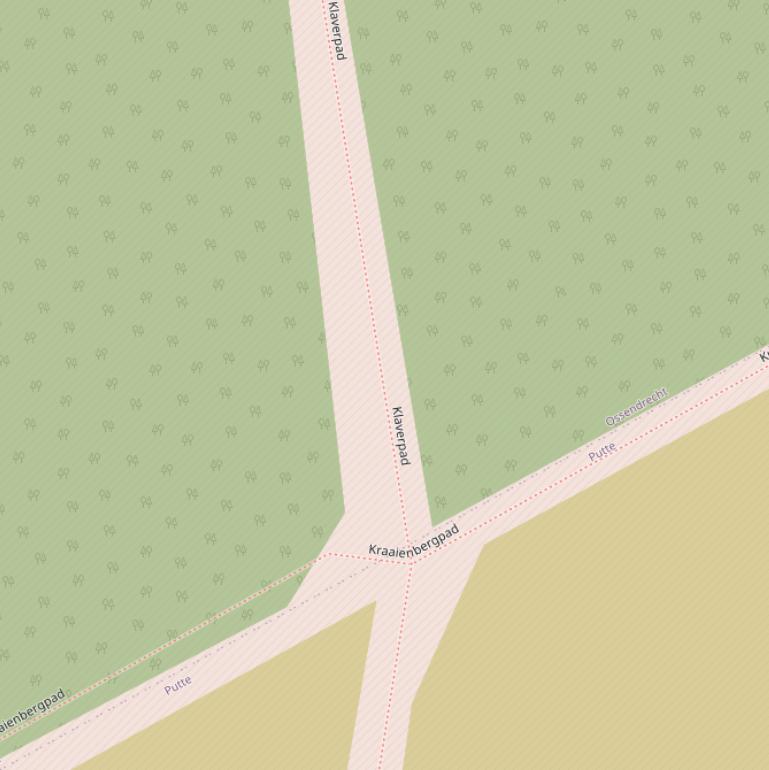 Kaart van de Beukendreef.