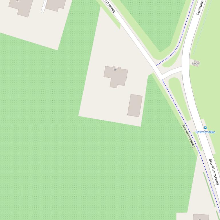 Kaart van de Beusichemseweg.