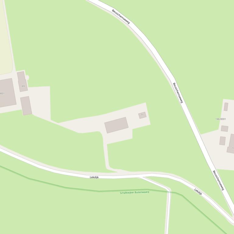 Kaart van de Beusichemseweg.