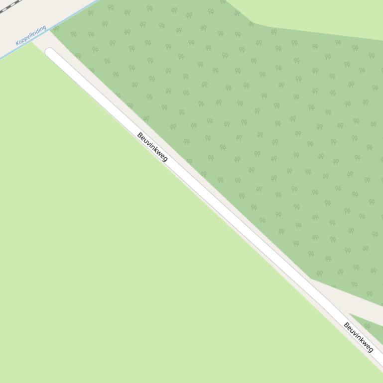 Kaart van de Beuvinkweg.