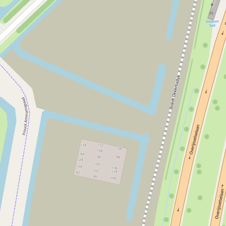 Kaart van  Bieroproerpaad.