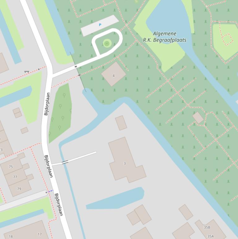 Kaart van de Bijdorplaan.