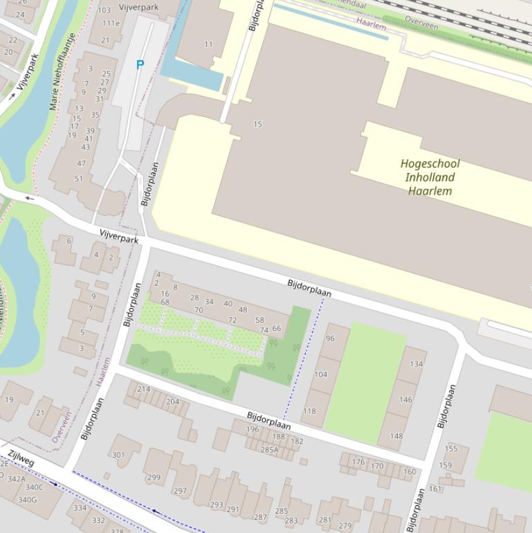 Kaart van de Bijdorplaan.