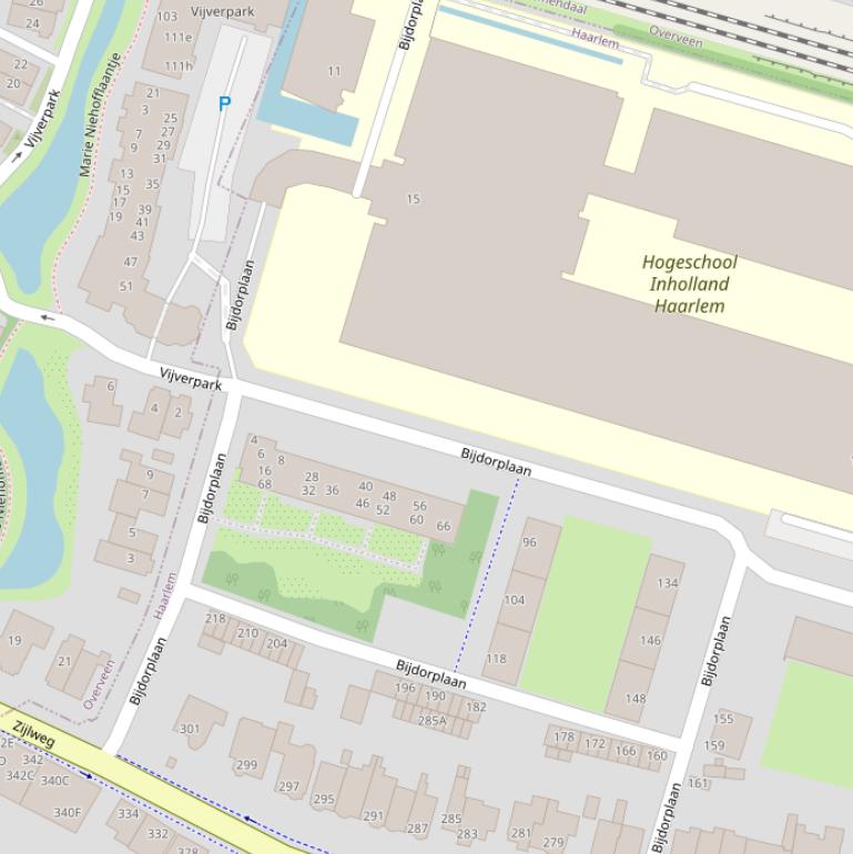 Kaart van de Bijdorplaan.