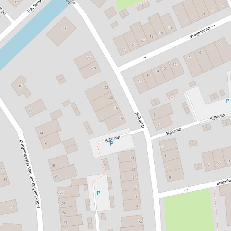 Kaart van  Bijlkamp.