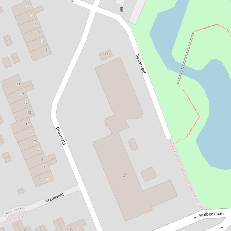 Kaart van het Bijsterveld.