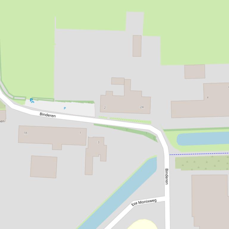 Kaart van  Binderen.