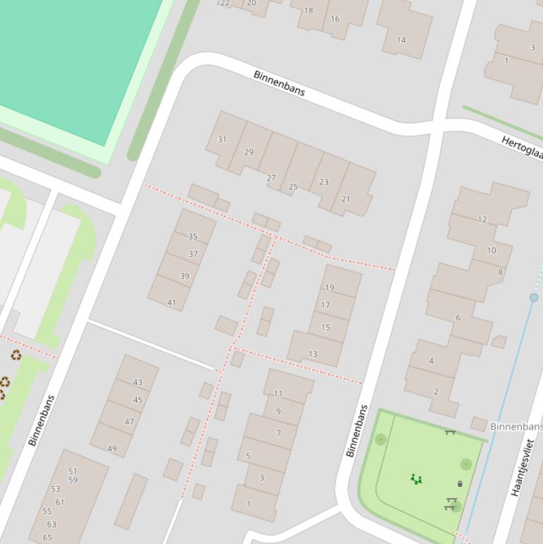 Kaart van  Binnenbans.