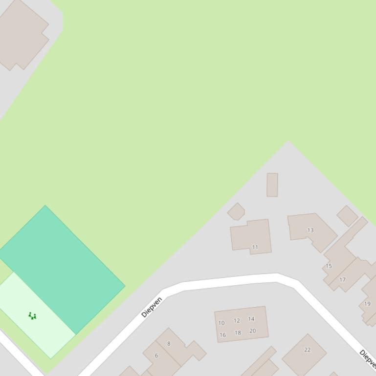 Kaart van het Binnenerf.