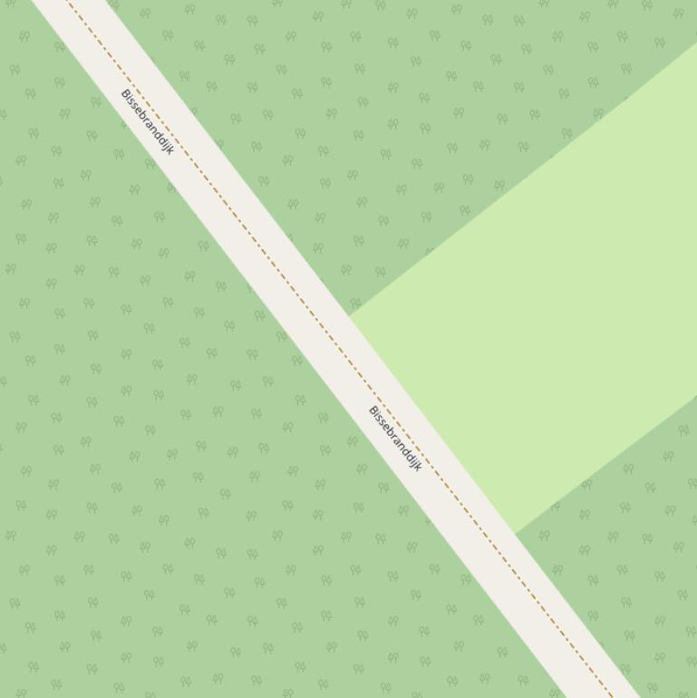 Kaart van de Bissebranddijk.