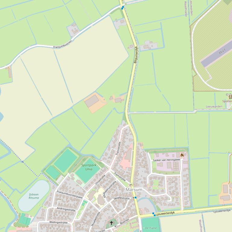 Kaart van  Bitgumerdyk.