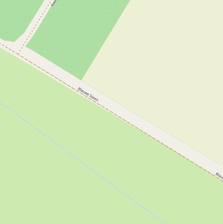 Kaart van  Blauwe Steen.