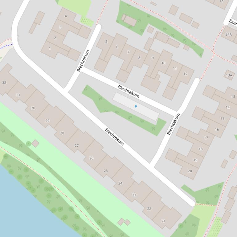 Kaart van  Blechtekum.