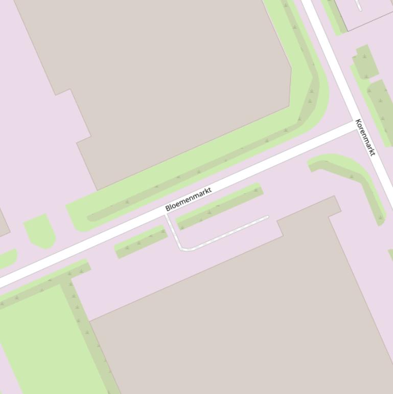 Kaart van de Bloemenmarkt.