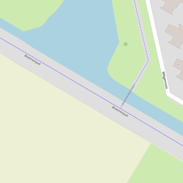 Kaart van het Bloemenpad.