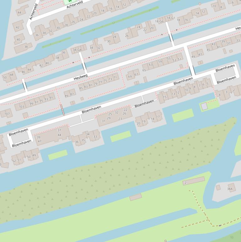 Kaart van de Bloemhaven.