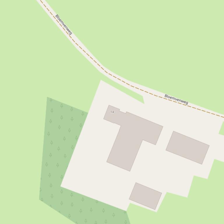 Kaart van de Bloemvenweg.