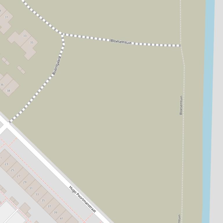 Kaart van  Bloesemtuin.