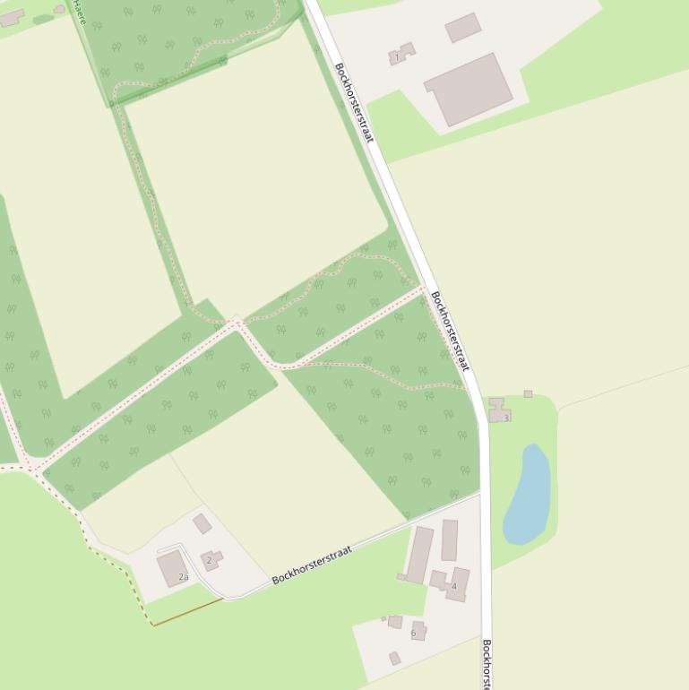 Kaart van de Bockhorsterstraat.