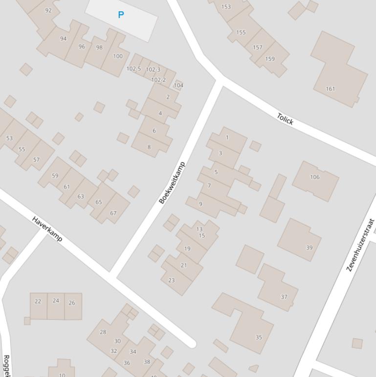 Kaart van  Boekweitkamp.