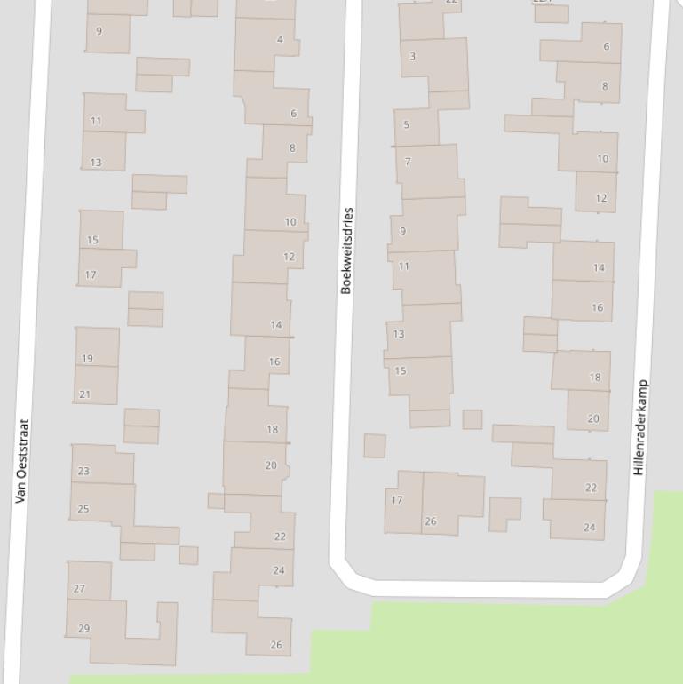 Kaart van  Boekweitsdries.