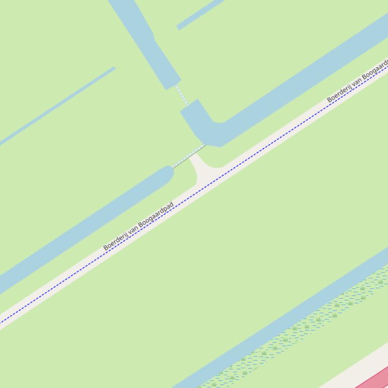 Kaart van het Boerderij van Boogaardpad.